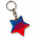 Lenticular PVC Key Chain (Star Shaped)